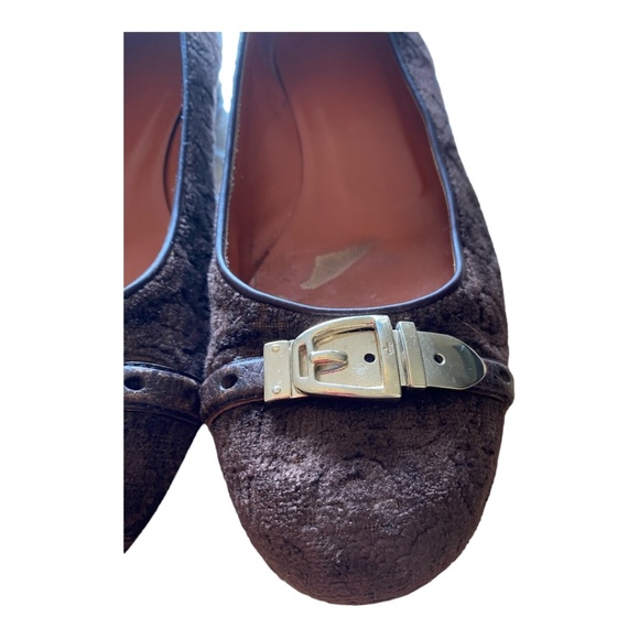 Gucci Velvet Ballet Flats - Picture 3 of 10